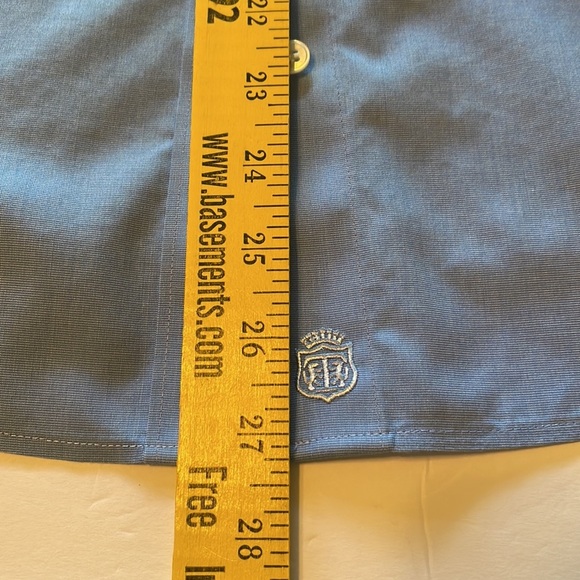 Talbots No Iron Chambray Shirt Size 18 WP - Picture 7 of 8